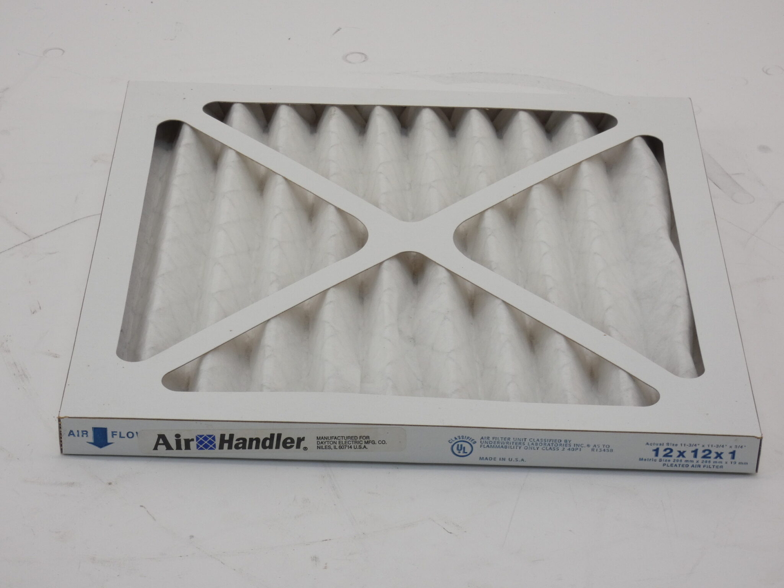 Air Handler 12 X 12 X 1 Air Filter – NEW Surplus!