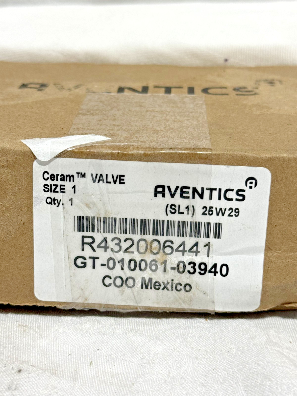 Aventics R432006441 Ceram Solenoid Valve Size 1 24VDC 5/2 Spring Return New NIOB