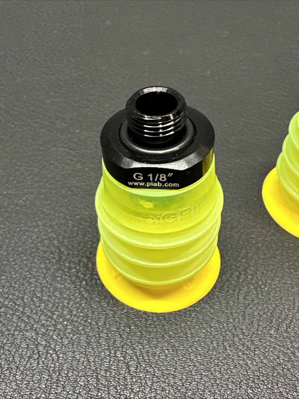 Piab piGRIP S1-2 Suction Cup G 1/8″ Male Fitting 25mm Bellows Modular 3 Pieces