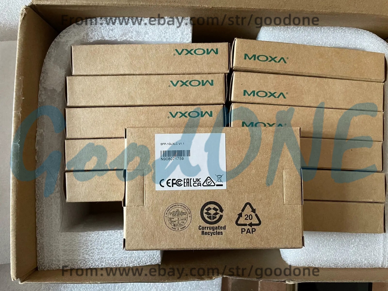 1PC NEW Moxa SFP-1GLXLC Gigabit Ethernet SFP Module