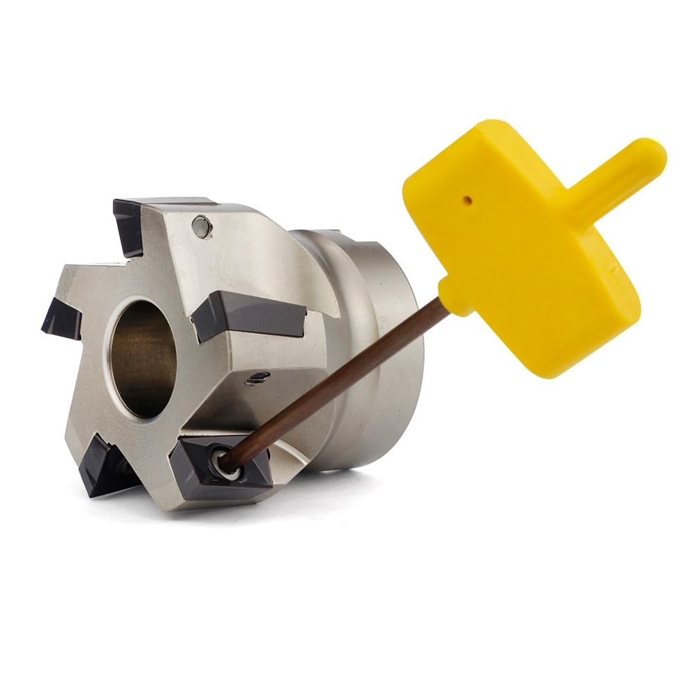 90 Degree Square Shoulder Indexable Face Mill with 5 Pcs APKT1604 Carbide Insert