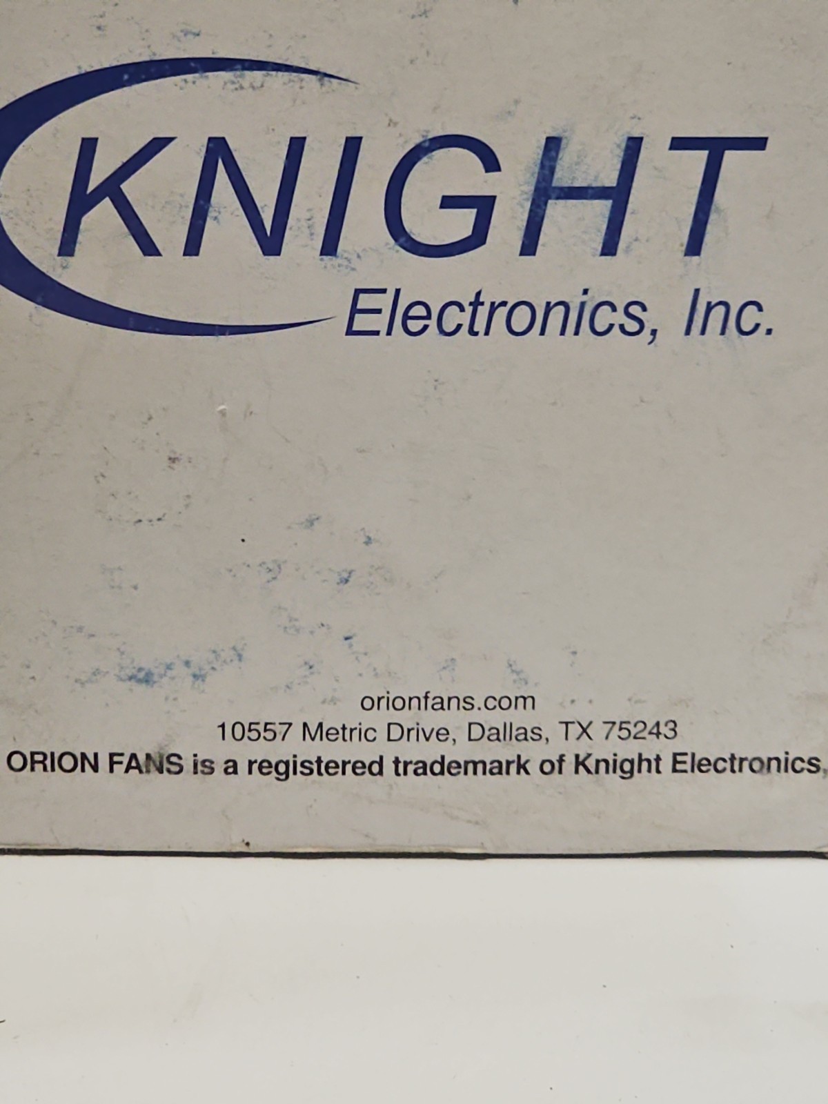 Orion Fans OA109AP-11-1TB Axial Fan 115VAC 131 CFM Ball Bearing NEW