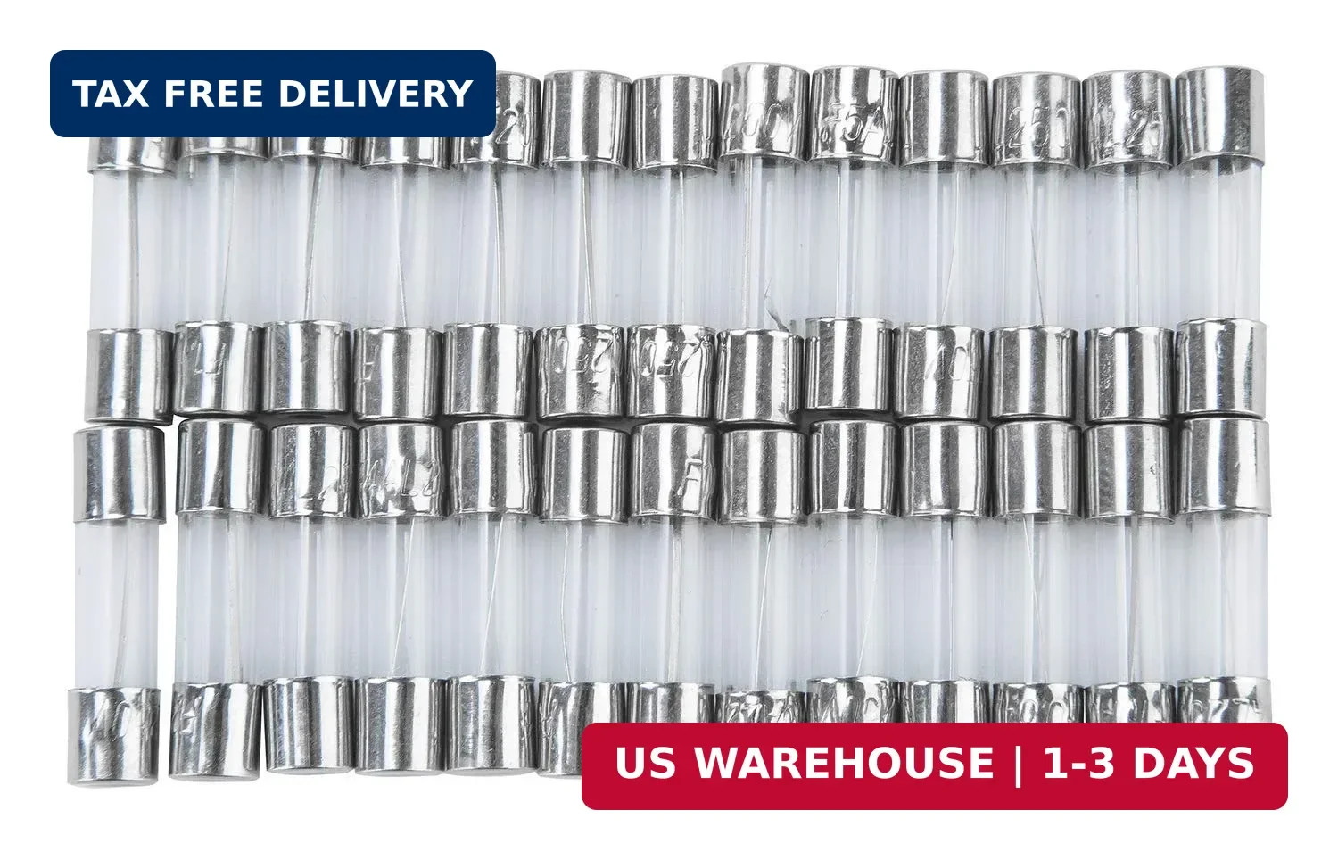 300 Pcs 15 Values 5 x 20mm Fast-Blow Glass Fuse Assortment, 250V 0.1A/ 0.25A/ 0.