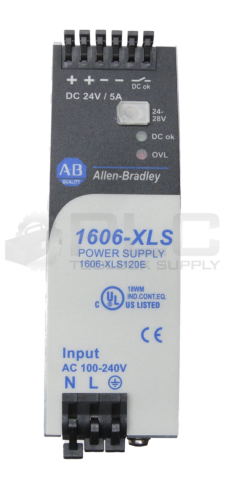 ALLEN BRADLEY 1606-XLS120E /A POWER SUPPLY 100-240VAC 110-300VDC 1.4-0.65A *QTY*