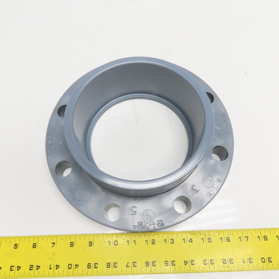 Spears 6″ PVC Flange 150 PSI 8-Bolt Hole