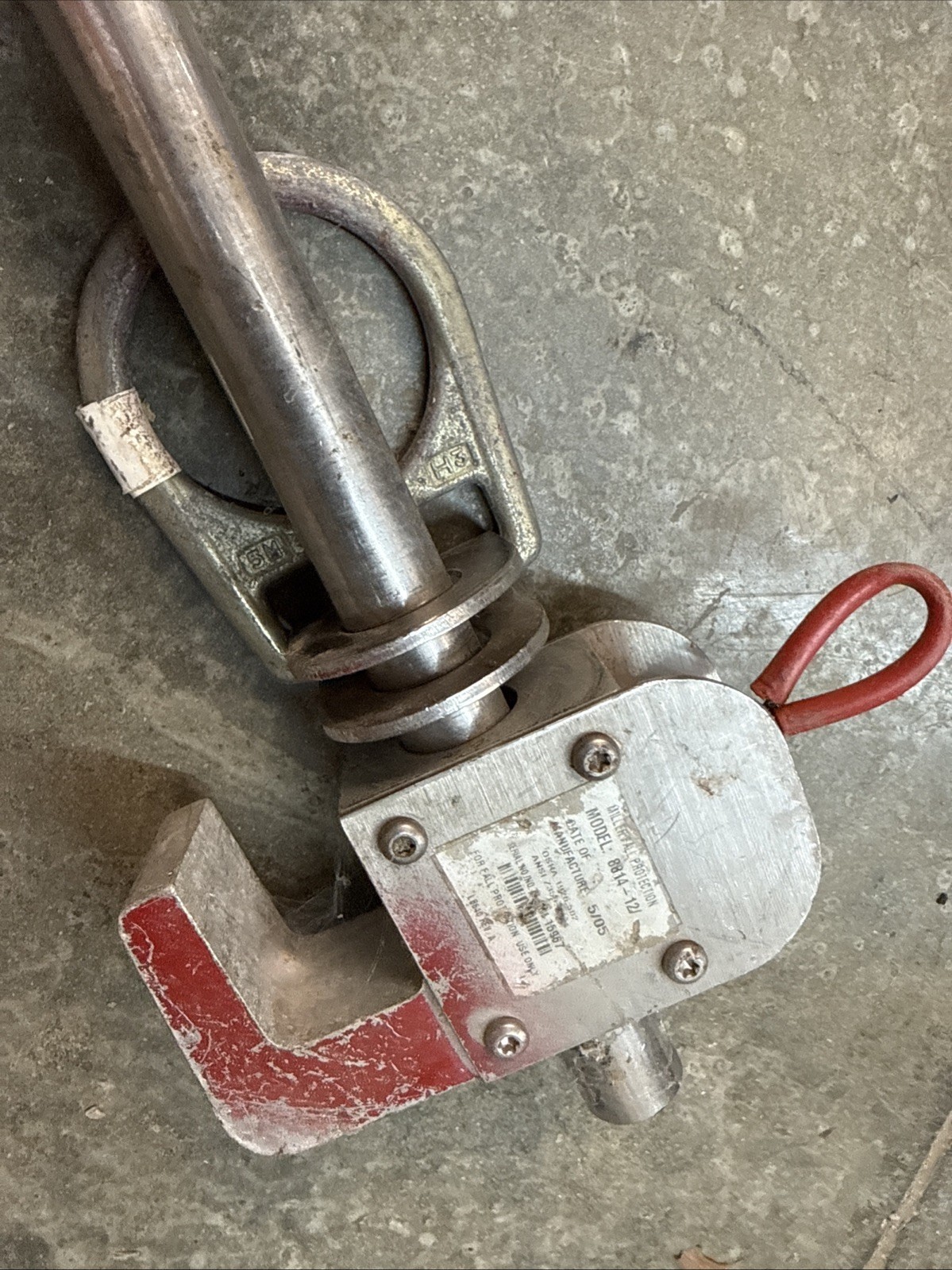 8814-12 Miller Shadow Adjustable Beam Clamp Anchor 4” to 12”