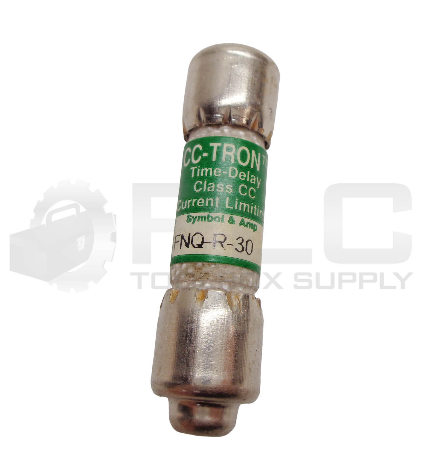 LOT OF 9 BUSSMANN FNQ-R-10 CC-TRON FUSES 10A 600VAC