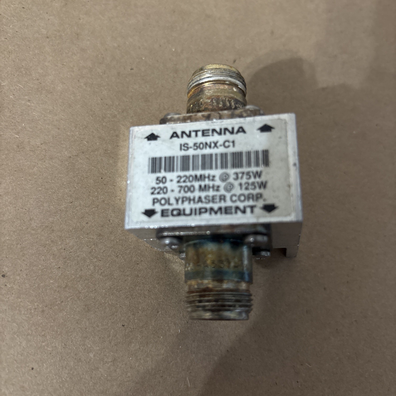 Used PolyPhaser IS-50NX-C1 Type N Female / Type N Female