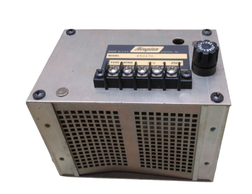 Resion B5G170 Model Regulated Power Supply Fuse Rating : 3/8A 250V
