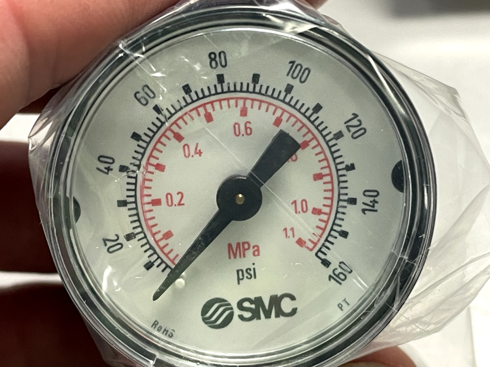 SMC 1.5″ 0-160 PSI PRESSURE GAUGE 1/8″ MNPT 111.12 1.5″ 4274823 – NOS