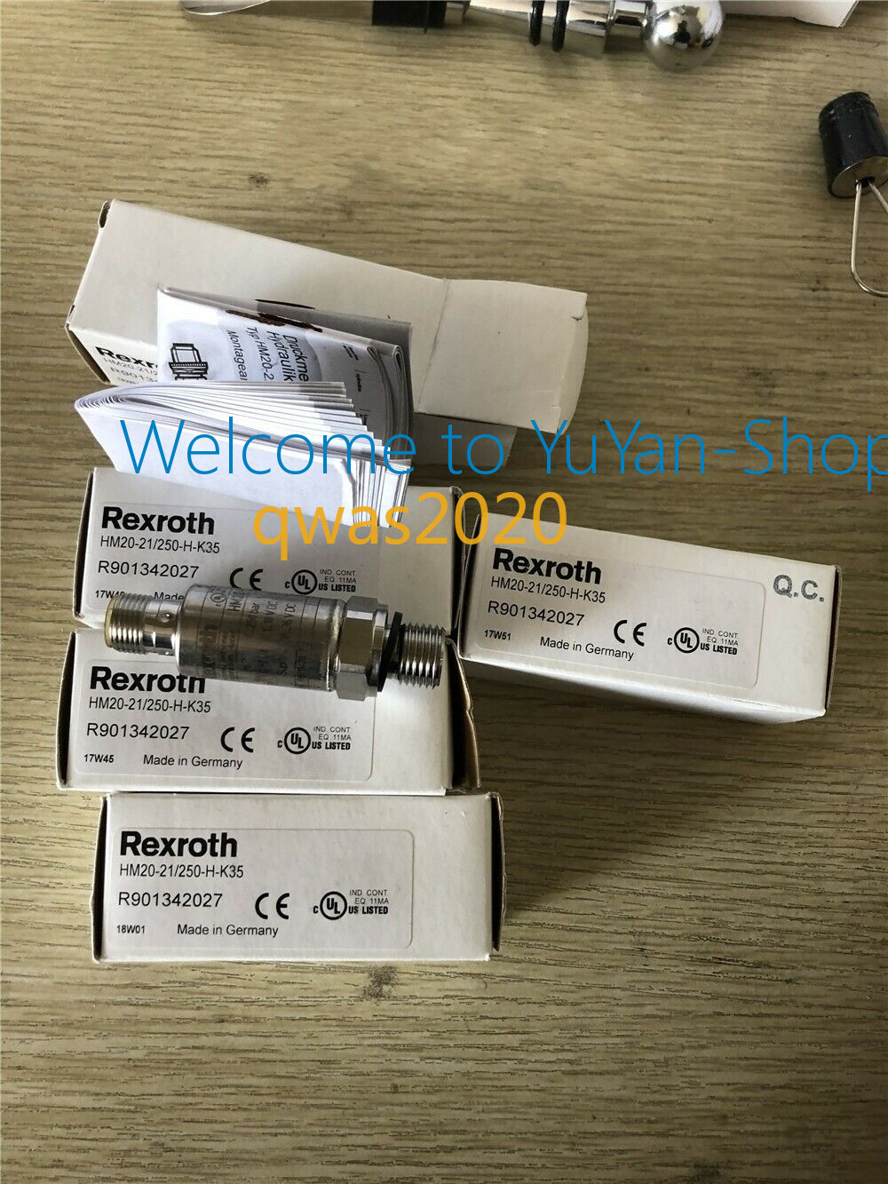1pc Rexroth hm20-21 / 250-h-k35 r901342027 pressure sensor #R172 DF