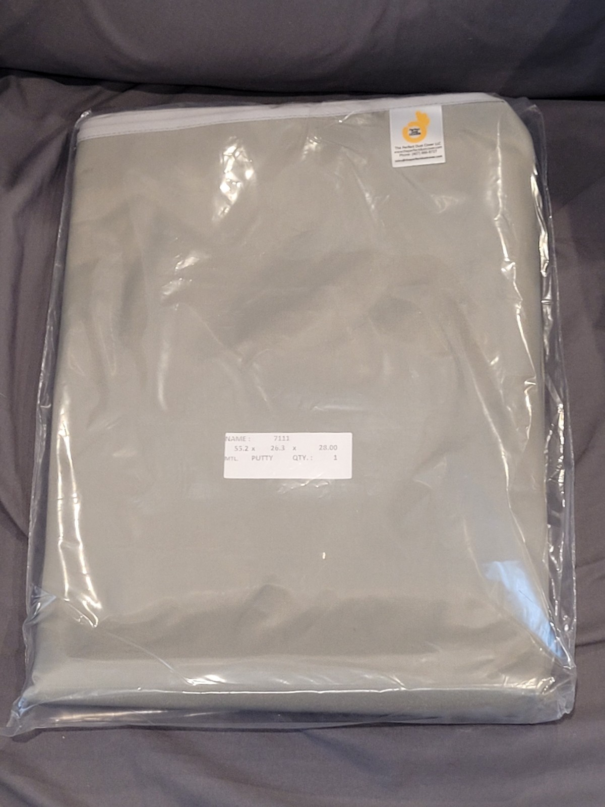 55.20 x 26.30″ x 28.00″ PUTTY Perfect Dust Cover Genuine Cover New