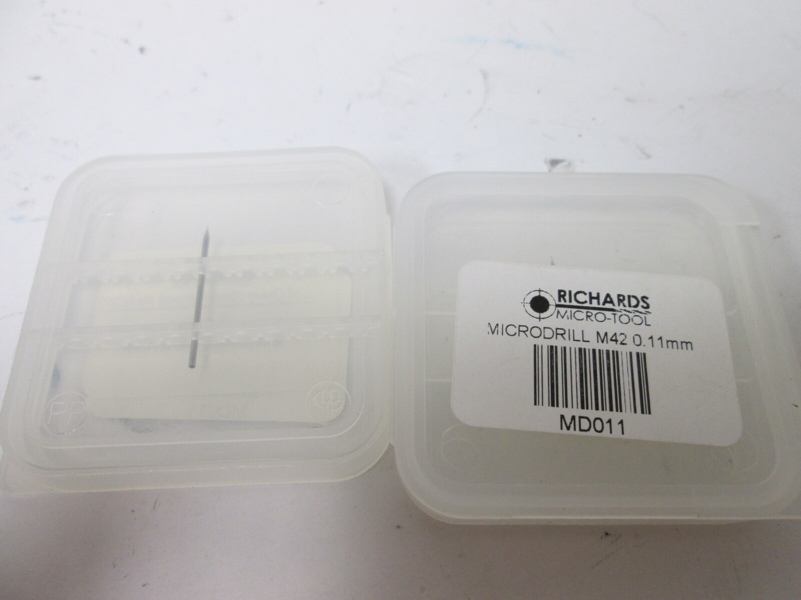 Lot of 6 Richards Micro-Tool Microdrills, 2x MD011 and 4x MD012, Flute: 0.7mm