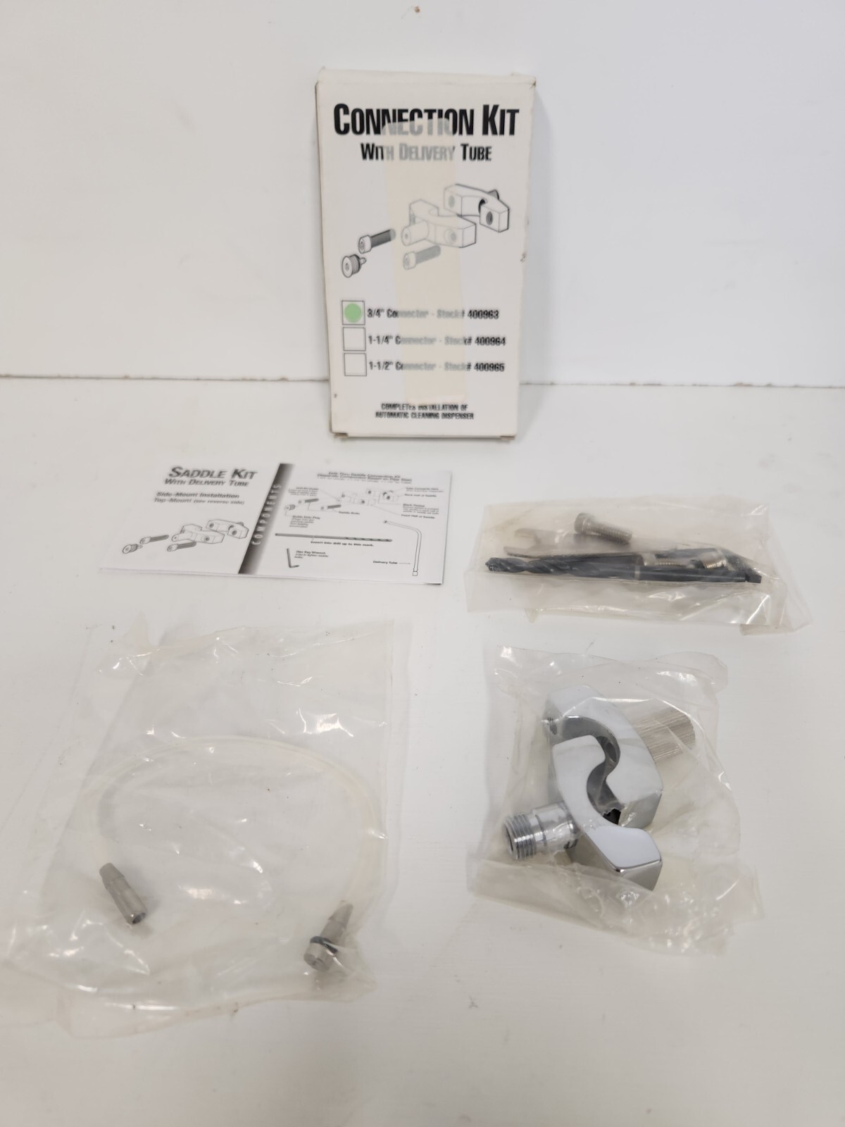 NEW IN BOX! TECHNICAL CONCEPTS 3/4″ CONNECTION KIT 400963