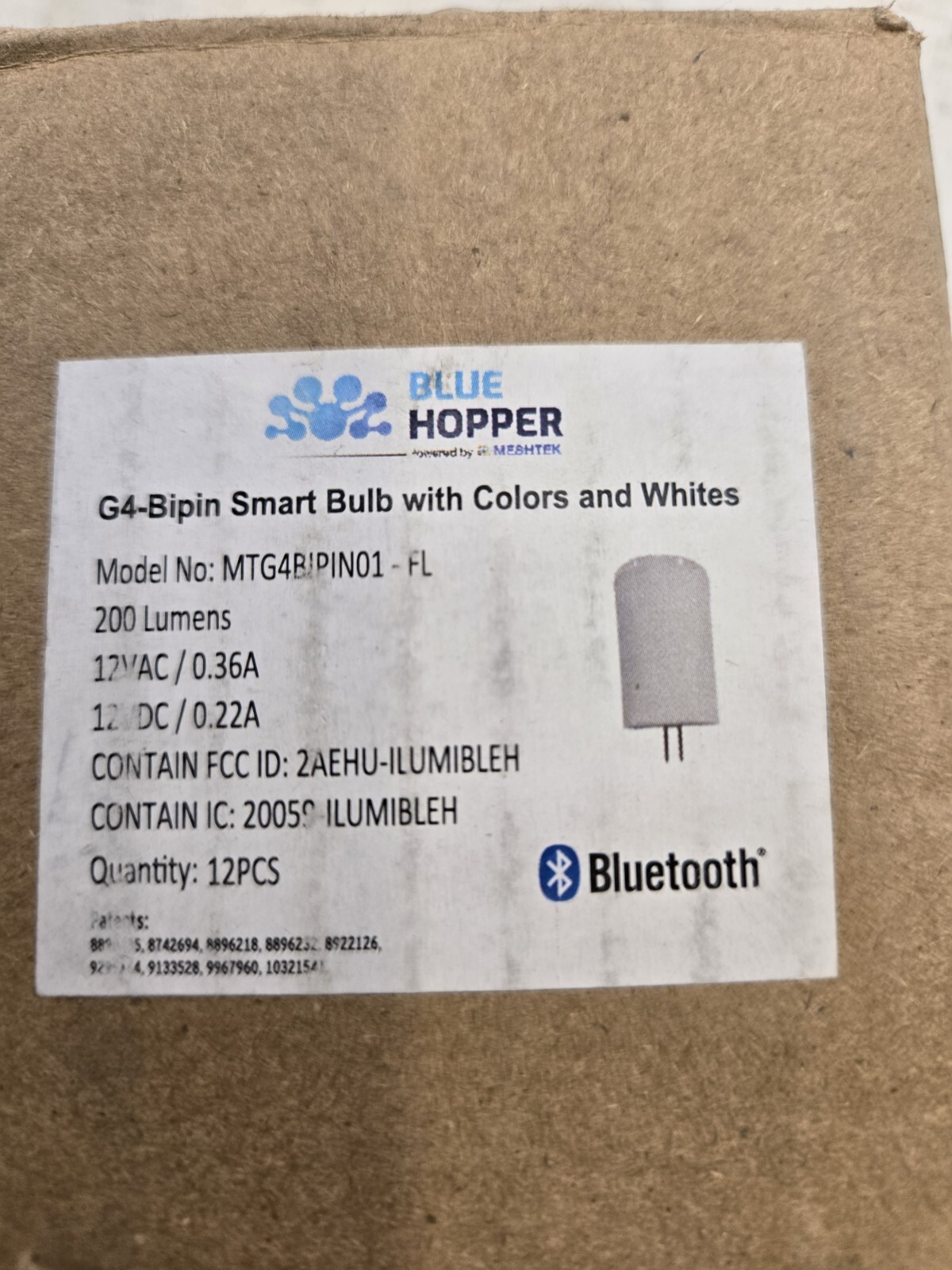 MTG4BIPIN01 – FL Blue Hooper 36 Units