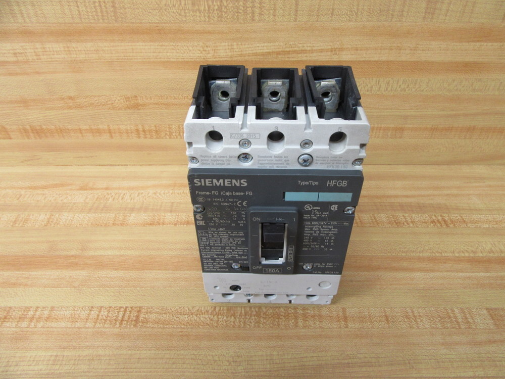 Siemens HFK3B150 Circuit Breaker HFK3B150L
