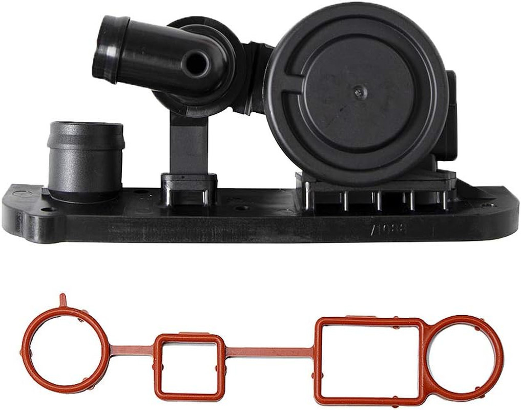 PCV Crankcase Vent Valve + Gasket Replacement for 2005-2016 VW Jetta Passat