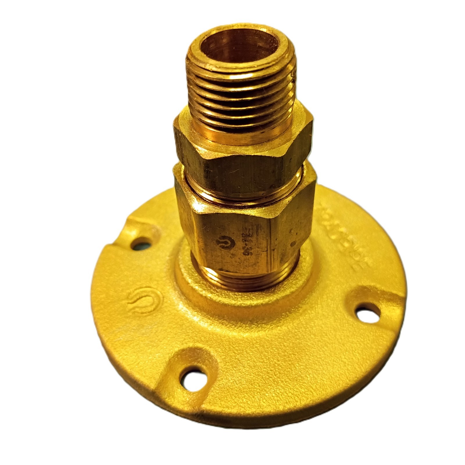 OmegaFlex FGP-BFF-500 TracPipe 1/2″ Flange Fitting Brass CSST/NPT AutoFlare