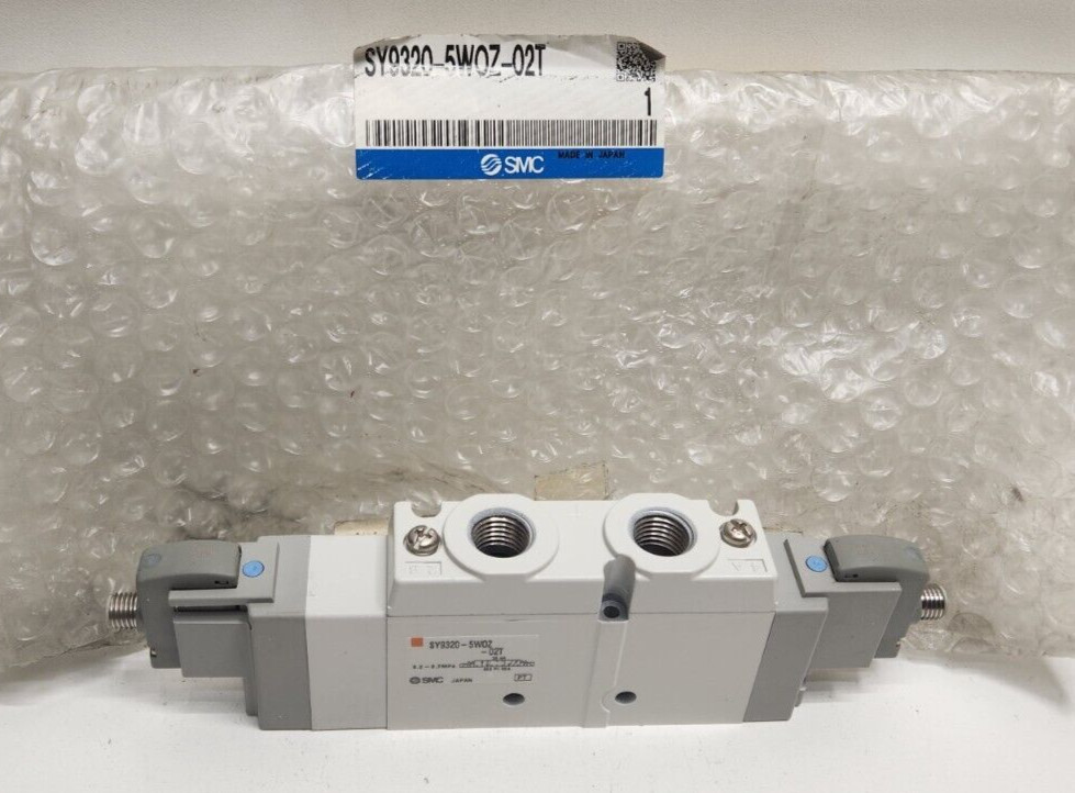 NEW OLD STOCK! SMC 24V 1/4″ PORTS SOLENOID VALVE SY9320-5WOZ-02T