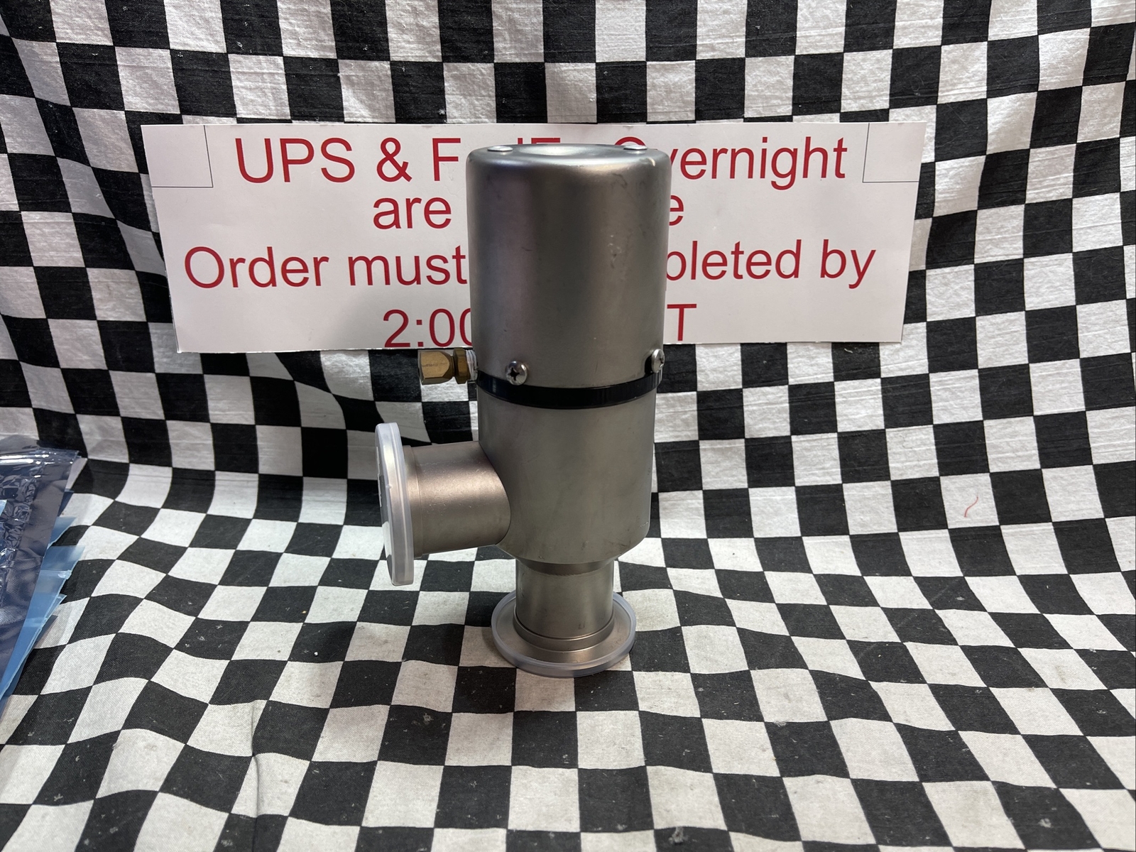 VARIAN 851-5095, 8515095, ANGLE VALVE KF-40, NW-40, QF-40, SHIPSAMEDAY