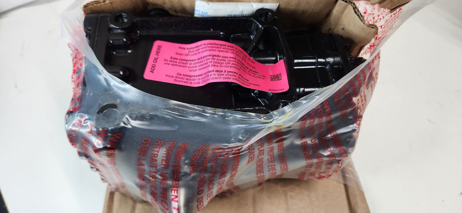 Napa A/C Air Conditioning Compressor 258104 57056 Remanufactured