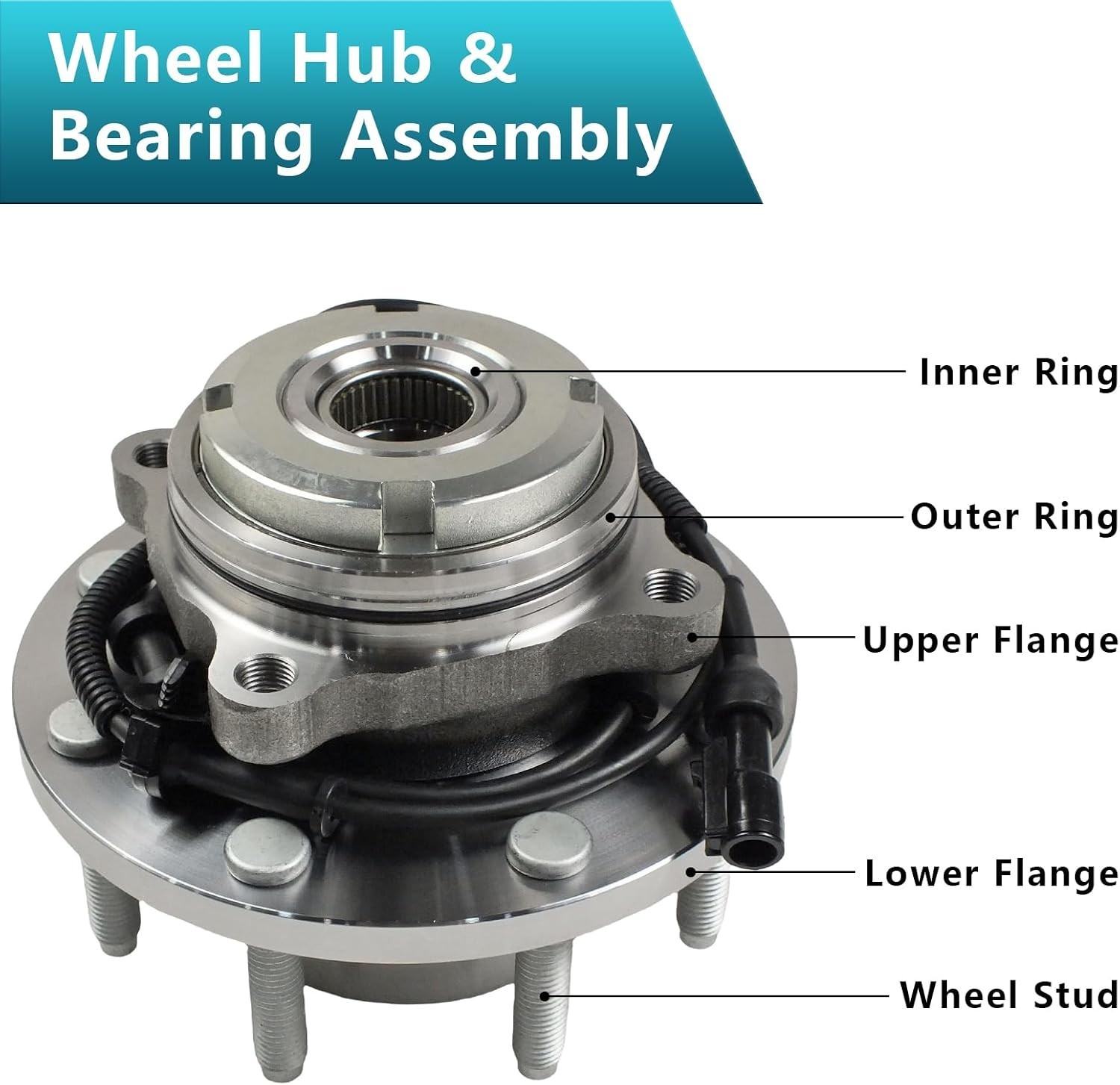 515020 Front Wheel Bearing Hub Assembly for Ford F-250 F-350 Super Duty 1999 …