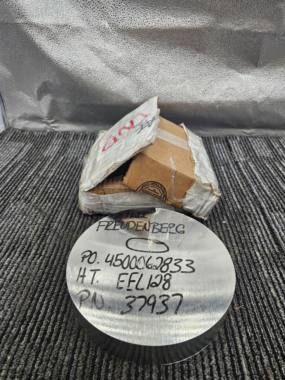 Freudenberg 4500062833 37937 Round Steel 8 Inches Diameter Flange