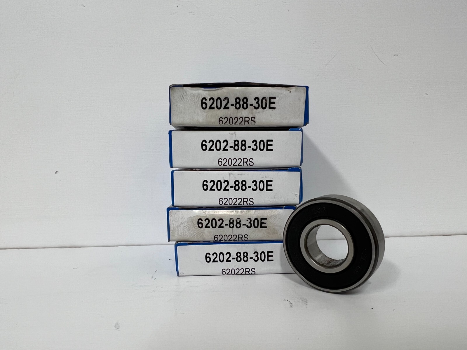 LOT OF (5) NEW OLD STOCK! GENERAL BEARING SEALED BALL BEARINGS 6202-88-30E