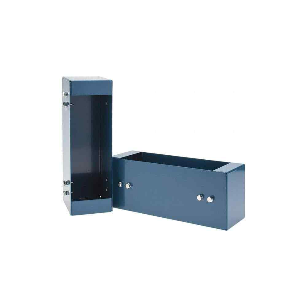 2 Pack Steel Cabinet Universal Base Lugs For 12-1/2″ Deep Open Hole Bins & Racks