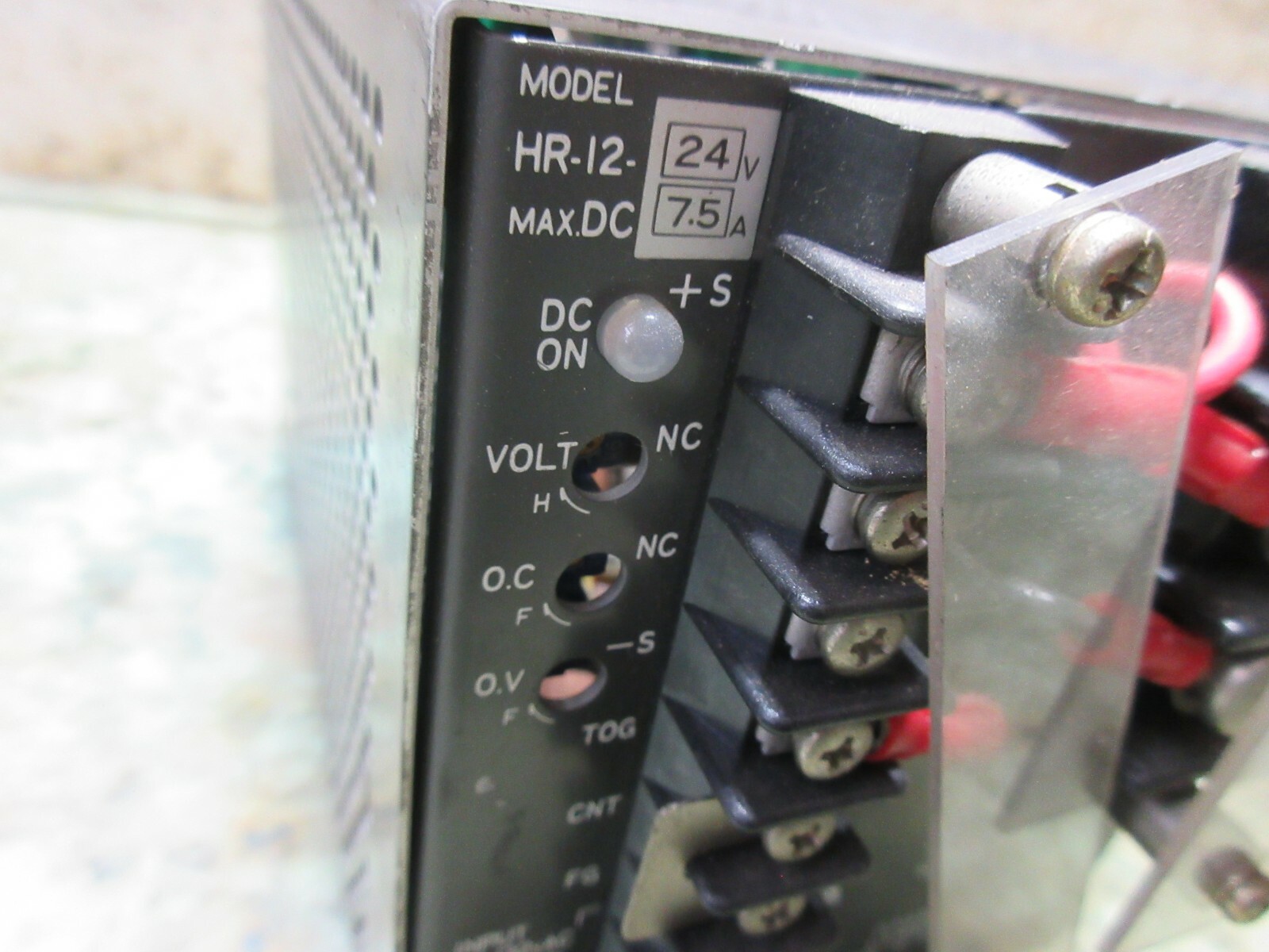 ELCO POWER SUPPLY UNIT HR-12-24V MAX DC 7.5A WARRANTY