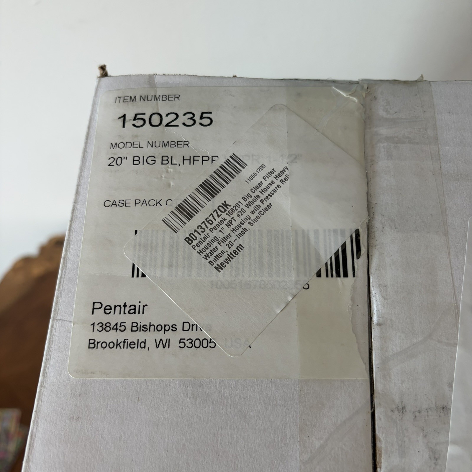 Pentair Pentek 150235-75 20 GPM 90 PSI Filter Housing