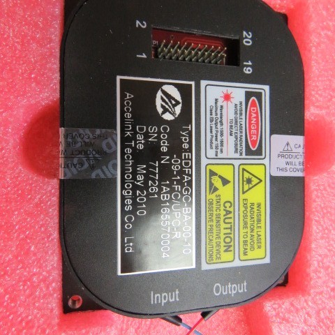 ACCELINK TECHNOLOGIES EDFA-GC-BA-00-10-09-1-FC/UPC-R Qty of 1 per Lot COMPATT B