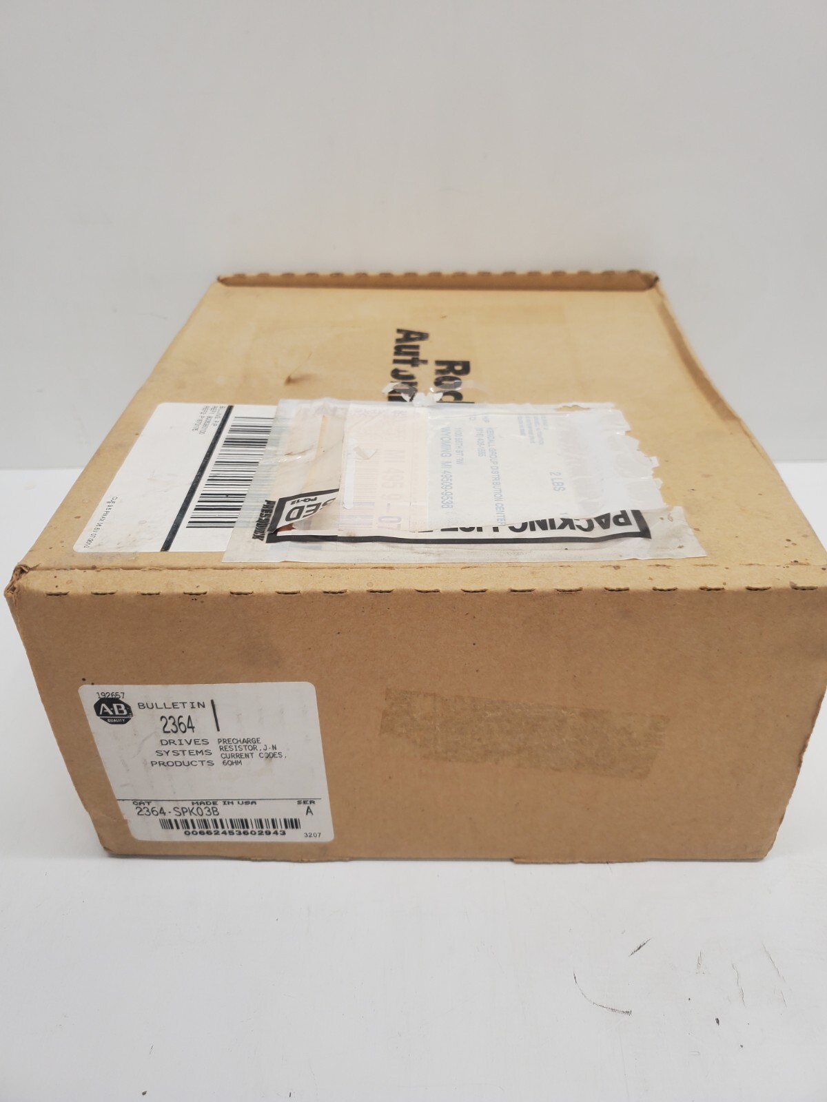 FACTORY SEALED! ALLEN-BRADLEY PRECHARGE 60OHM RESISTOR 2364-SPK03B