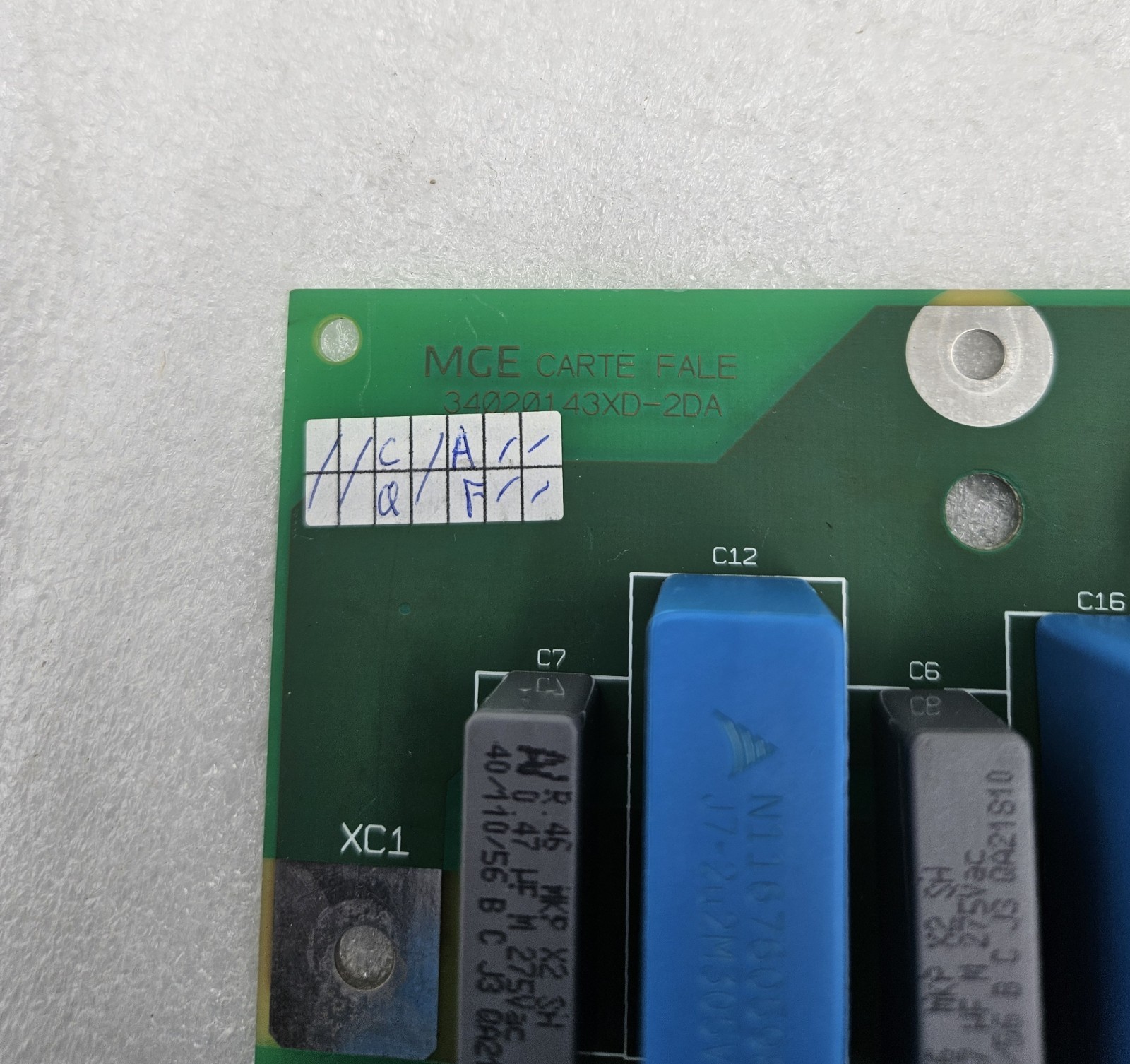 SCHNEIDER 0J-0P4287DC PCB ASSY FALE MGE CARTE FALE 34020143XD-1DA/2DA FAST SHIP