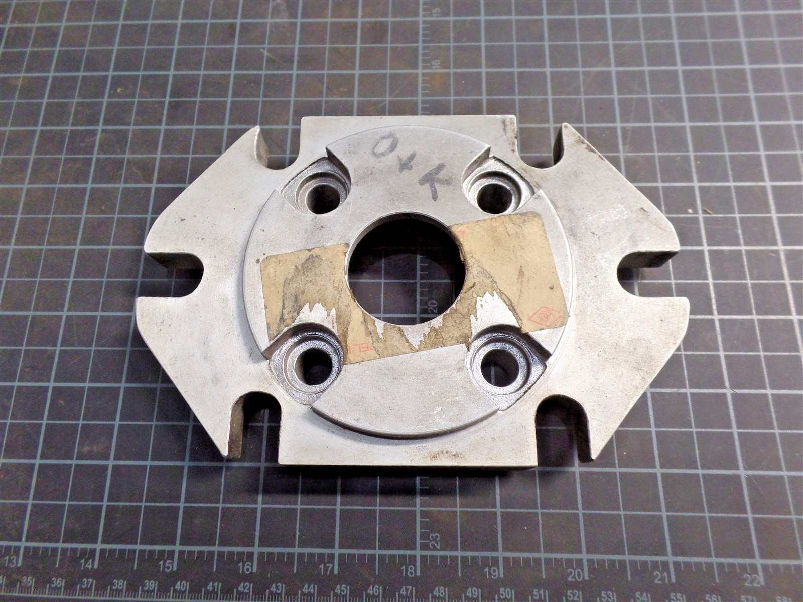 GENUINE TROJAN O&K 3/M25 70 76, 4 HOLE FLANGE, TEREX 10-846245400