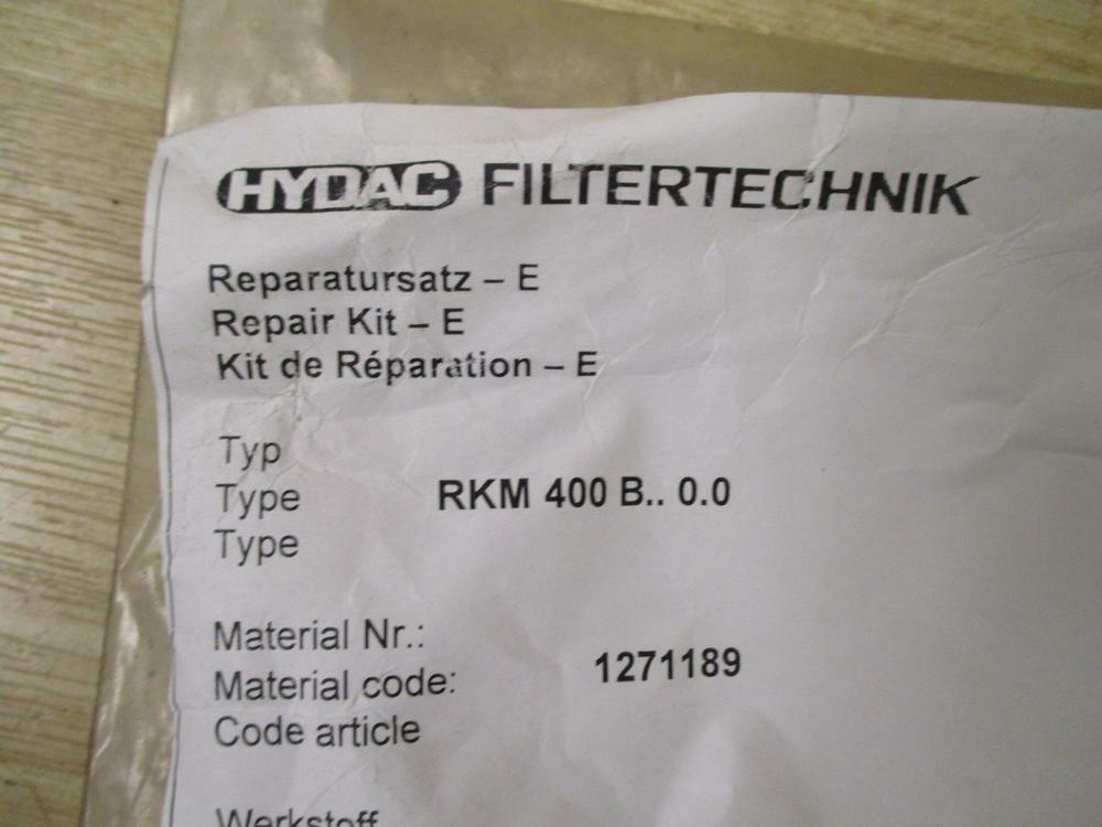 Hydac RKM 400B..0.0 Seal Kit 1271189
