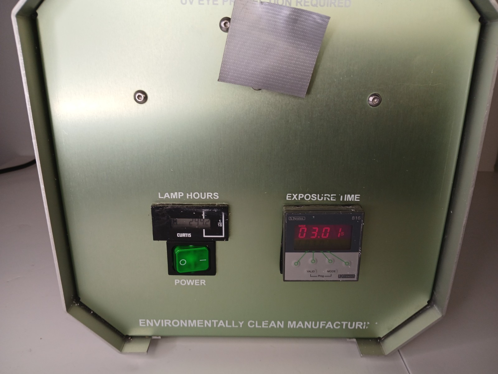 1x Used American Ultraviolet Green Spot UV Curing System, MFG 2017