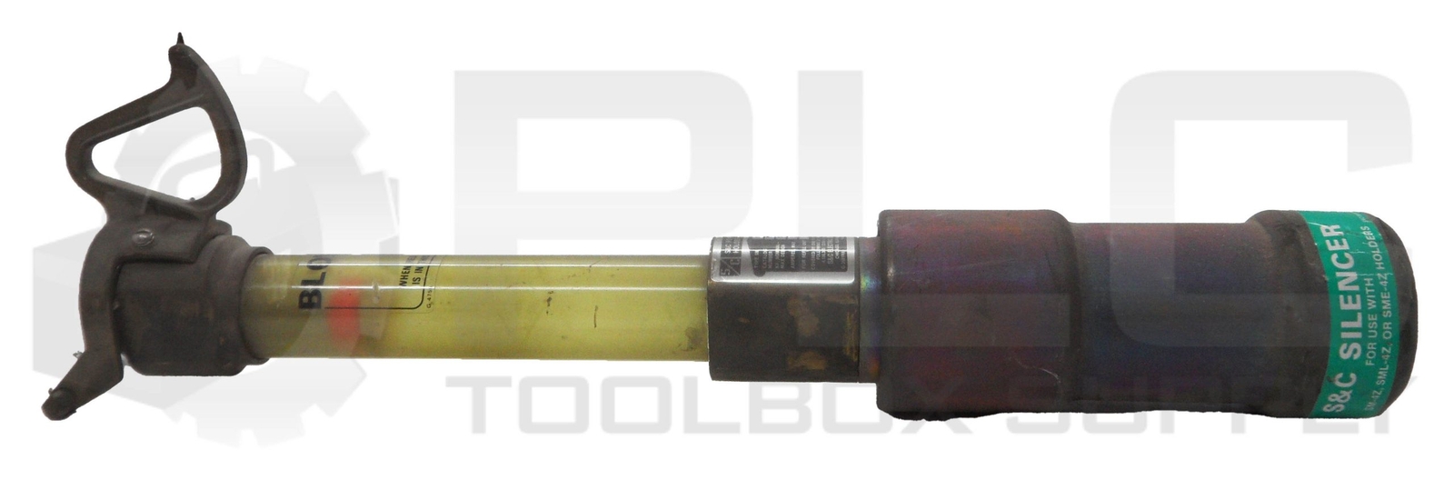 S&C ELECTRIC 86801R2 FUSE HOLDER TYPE SM 4Z 7.2-8.25KV 200E AMPERES W/ SILENCER