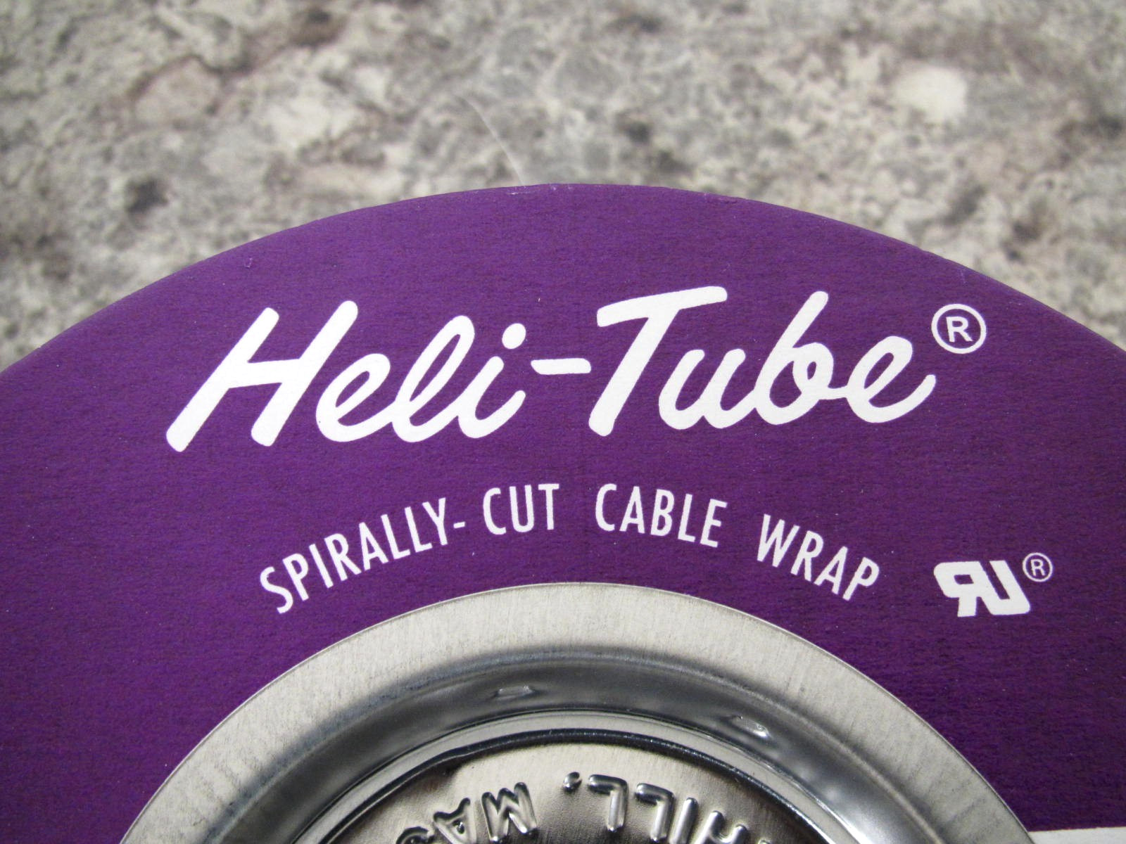 New 100′ Heli-Tube HT 1/4 UR Black Polyethylene Spirally-Cut / Spiral Cable Wrap