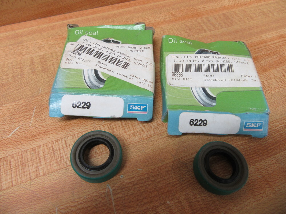Chicago Rawhide 6229 SKF Oil Seal CR 6229 (Pack of 2)
