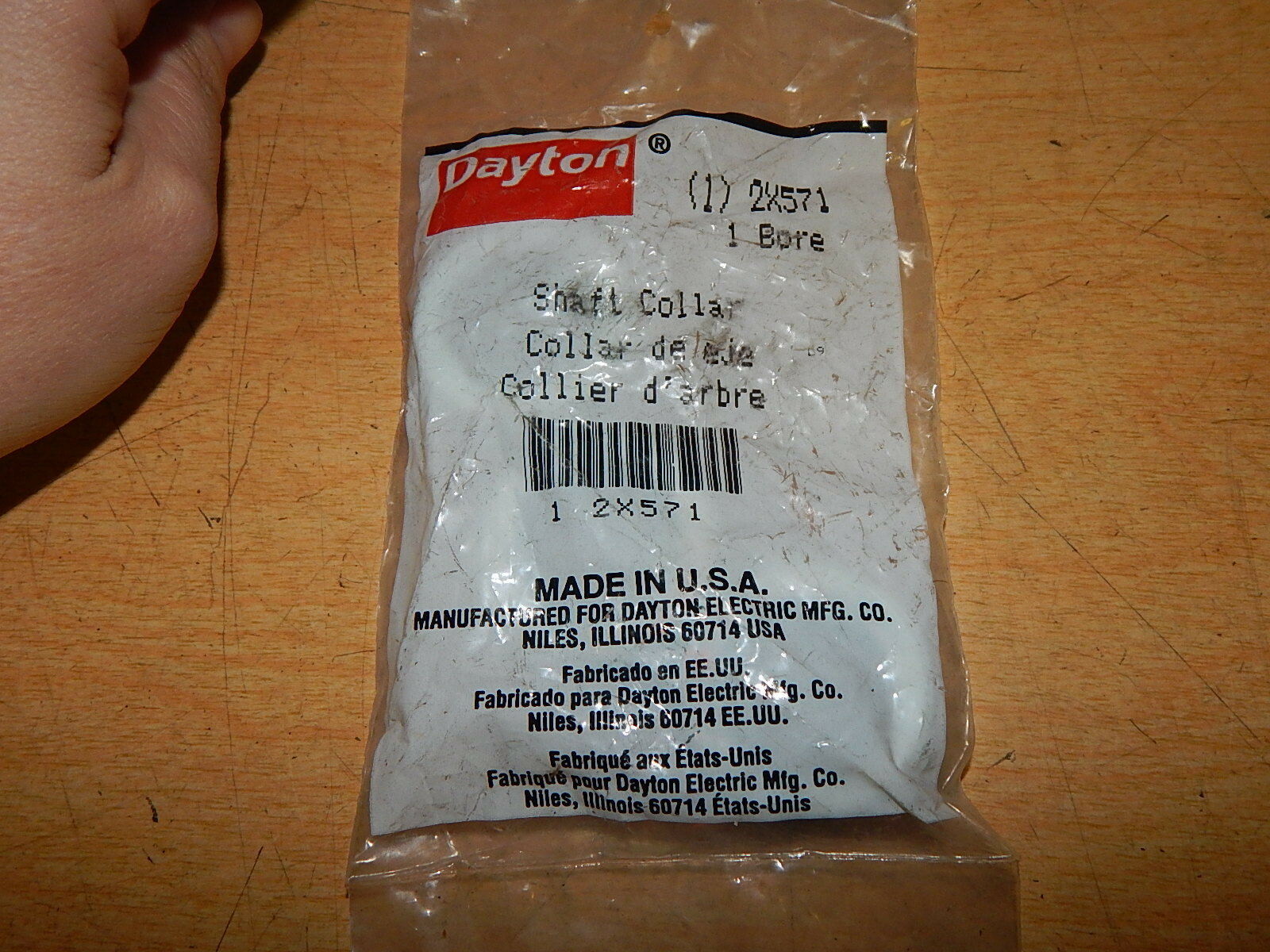 NEW Dayton 2X571 1″ Bore Shaft Collar 3-Pack *FREE SHIPPING*