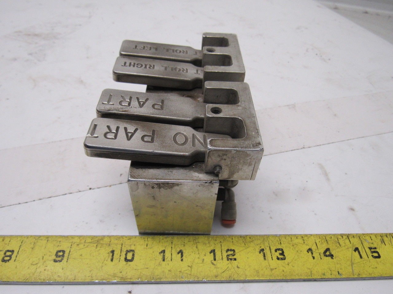 Aluminum Block Manifold Pneumatic 4 Switch Control