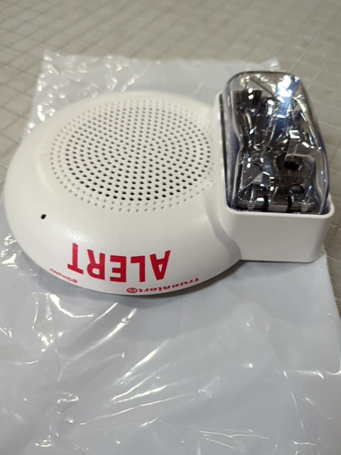 Simplex 49AVH-APPLC Ceiling Mount AV Horn Strobe w/49AVC-CWFIRE – New In Box