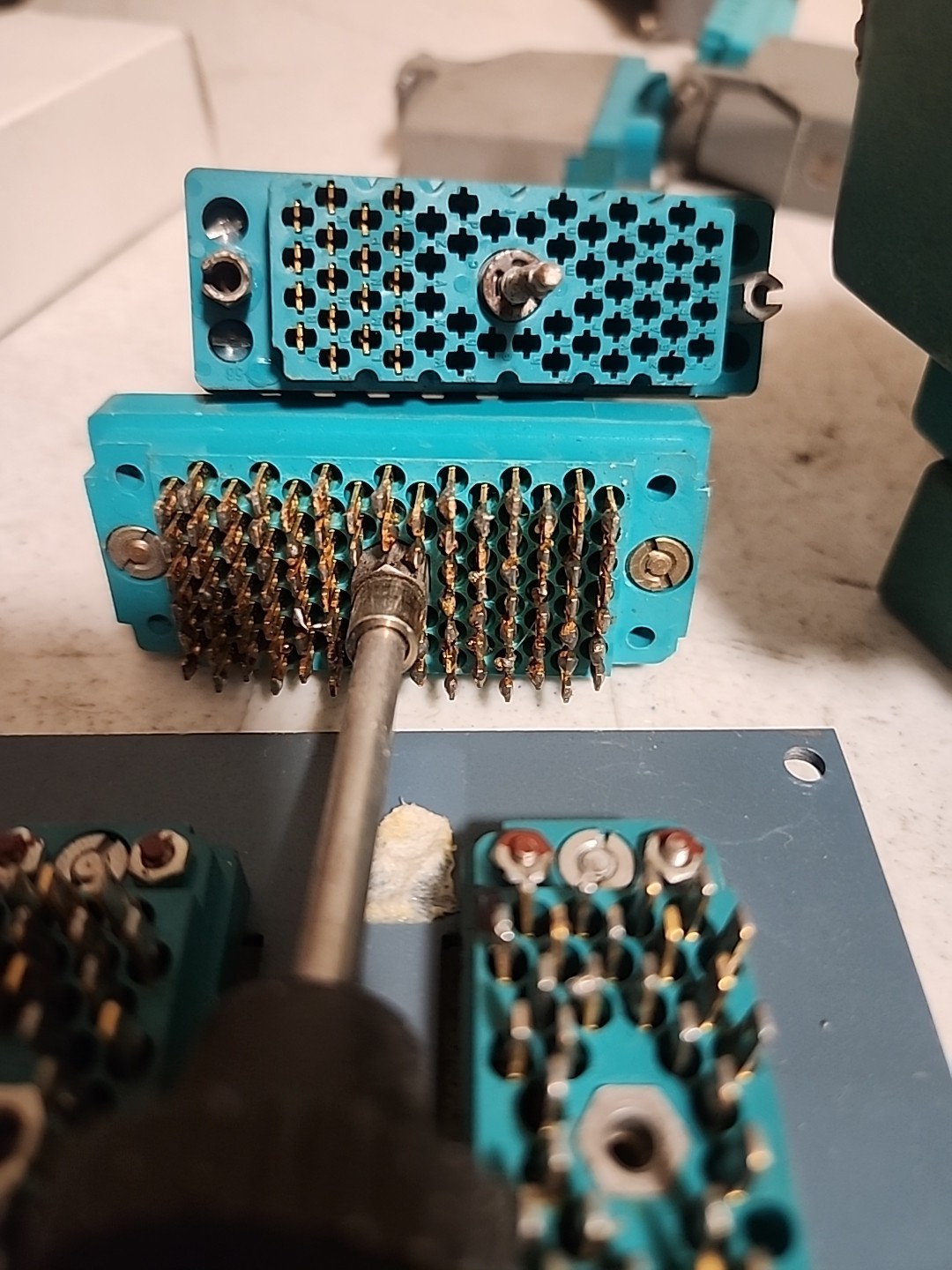 Edac Elco Lot of 25+ Socket Screw housing 20 38 56 90 Pin Rack & Panel 516 8016
