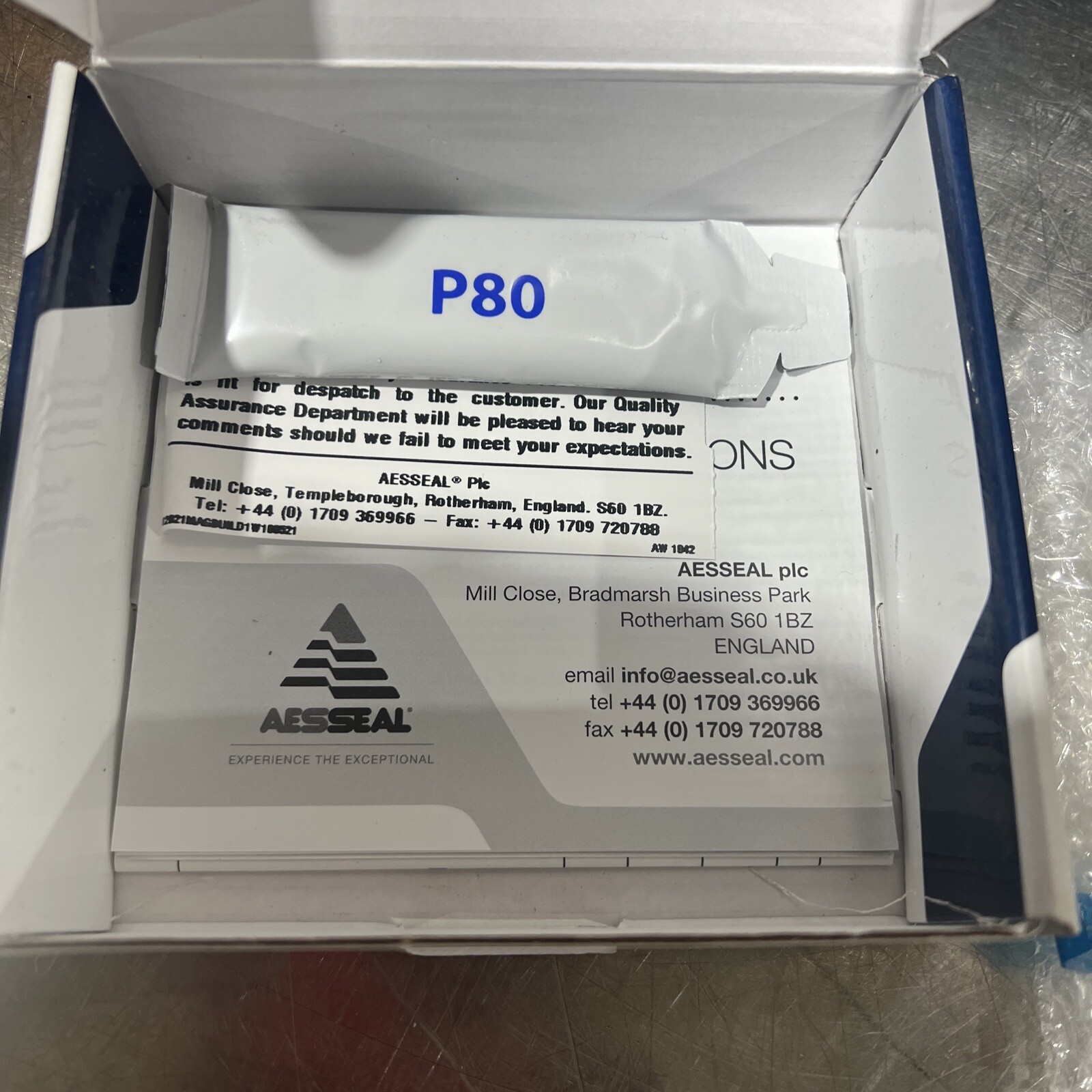 Goulds Labtecta AESSEAL L1I20-PP-001-I26 Seal Nos Surplus
