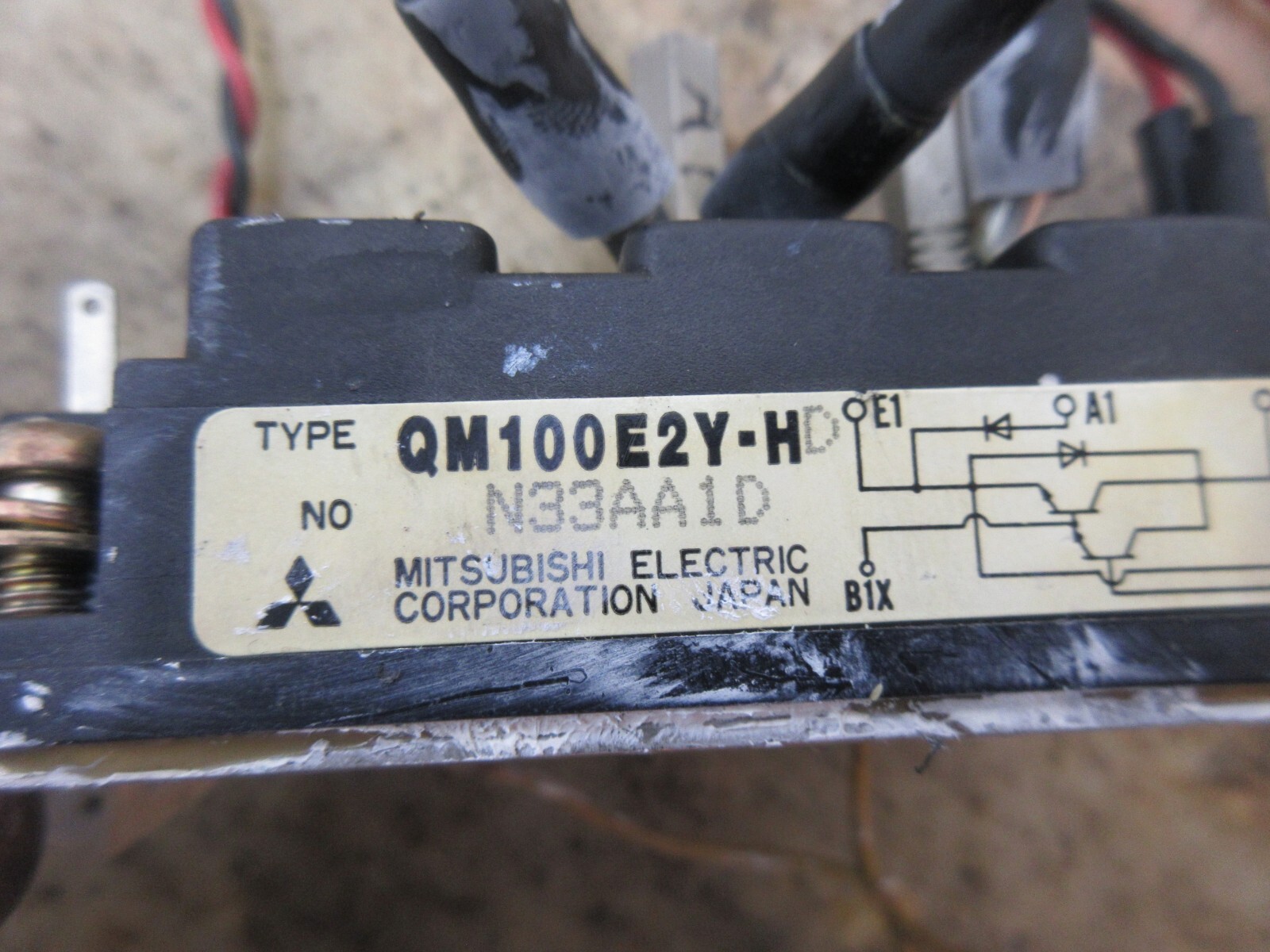 MITSUBISHI WIRE RELAY QM100E2Y-HD NO. N33AA1D
