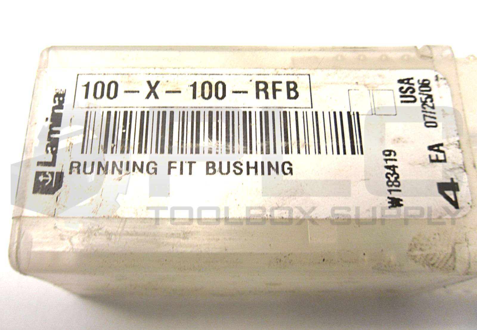 NEW LOT OF 4 LAMINA 100-X-100-RFB RUNNING FIT BRUSHING