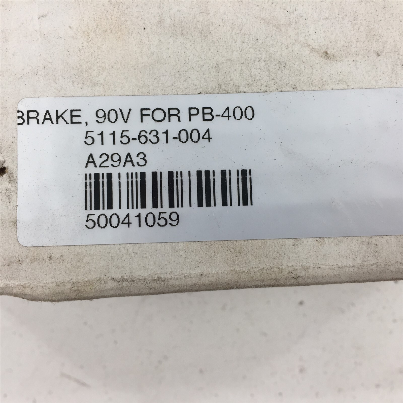 Warner Electric Brake 90V for PB-400 5115-631-004
