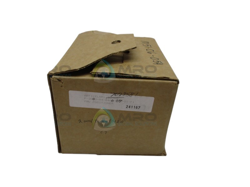 PMV P-2000 ELECTRO-PNEUMATIC DOUBLE ACTING VALVE POSITIONER NSMP