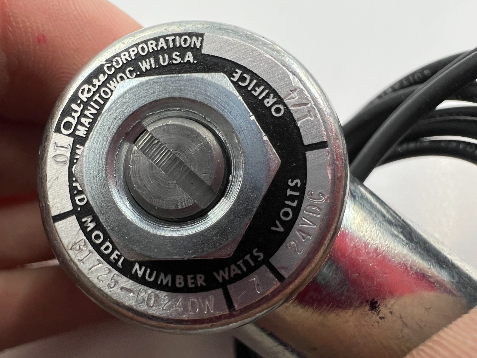 Oil-Rite Corporation B1725-B024DW 1/4 Solenoid Valve Operator 24V DC